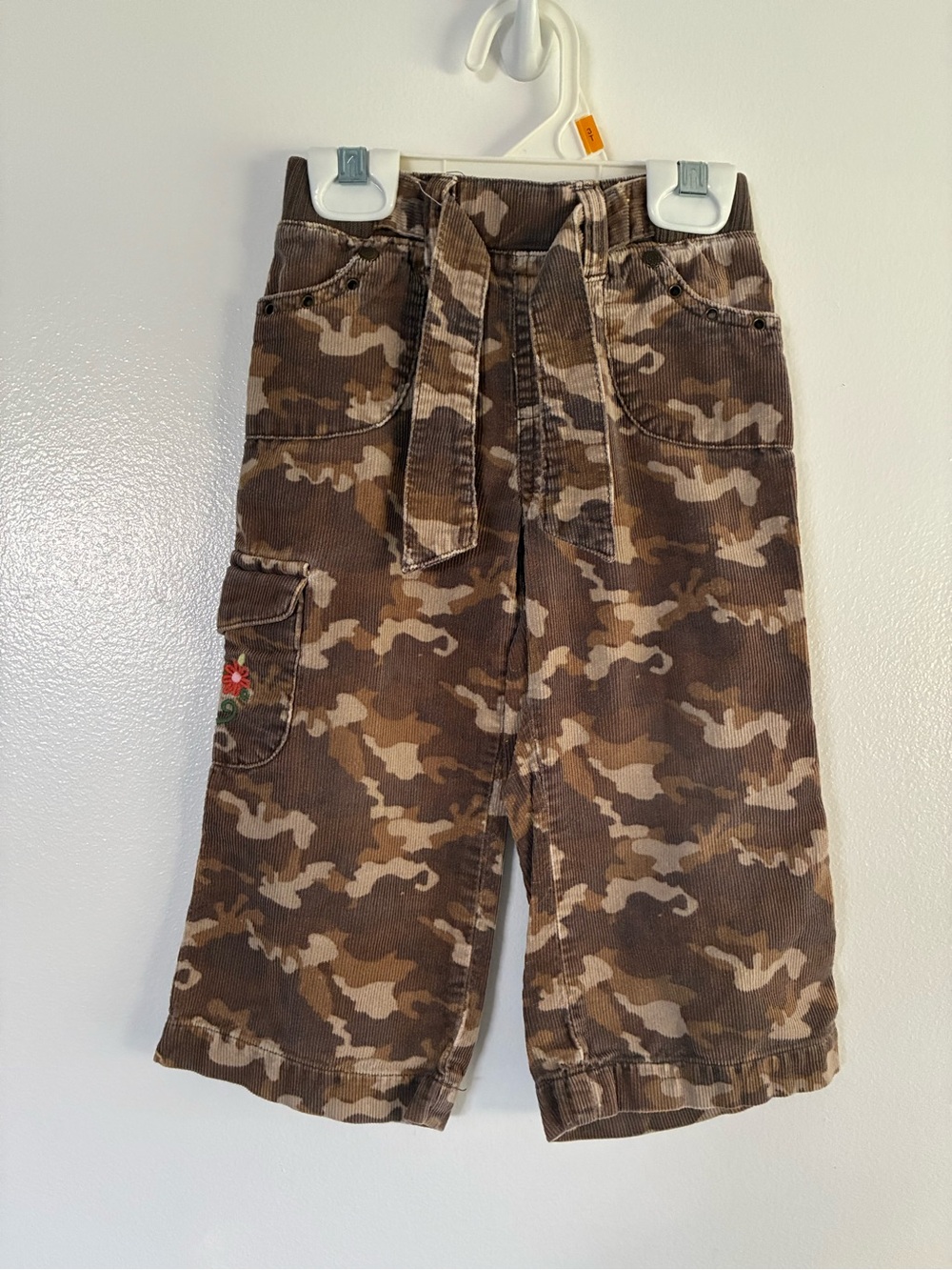 Place Brown Camo Corduroy Cargo Pants